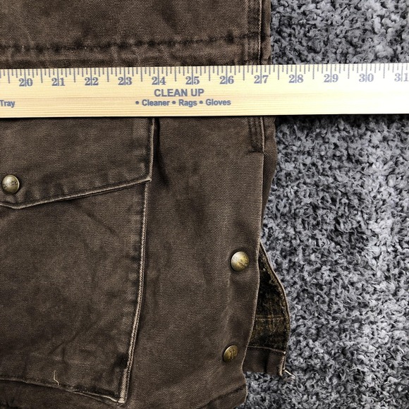 Vintage Carhartt Coat Mens XL Brown Canvas Blanket Lined Corduroy C52 CHT - Picture 8 of 12